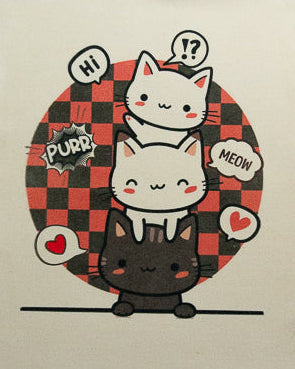 Oh, So Perfect Trio Tote - Purr-fectly Packable Pets 3 Little Dreamers.