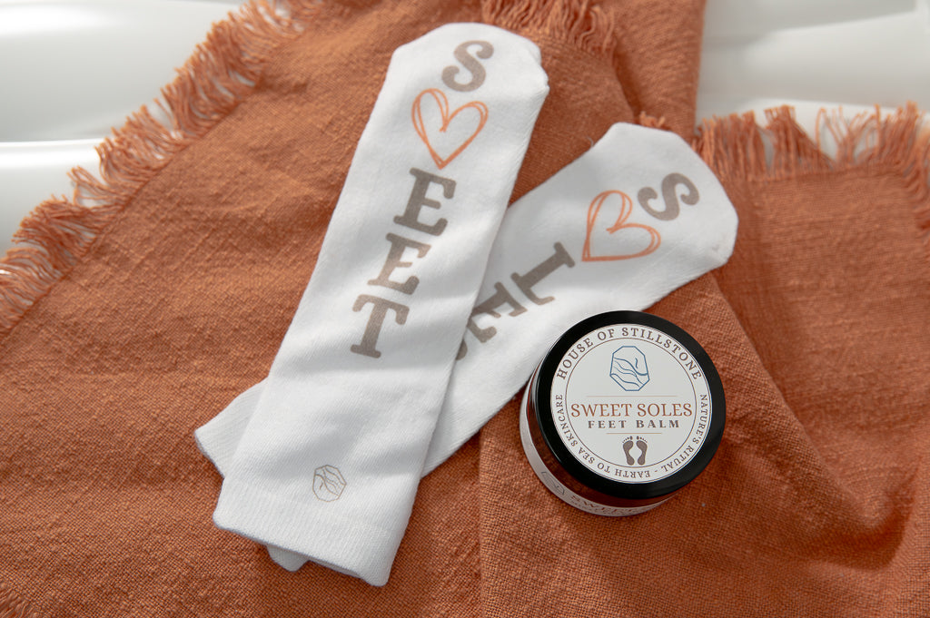 Sweet Soles Heart-Printed Ankle Socks White By House Of Stillstone