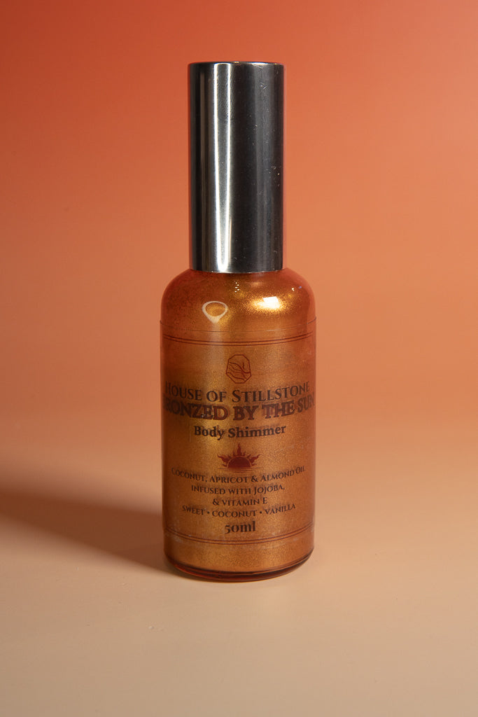Bronzed by the Sun – Dry Bronze Body Shimmer Oil for Radiant Glow