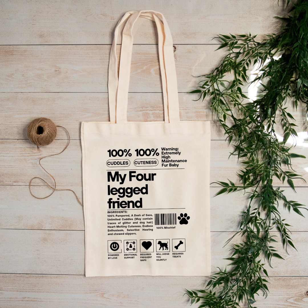 My Furry Friend's Essentials, woof & Go, Love My Pet Cute Tote.