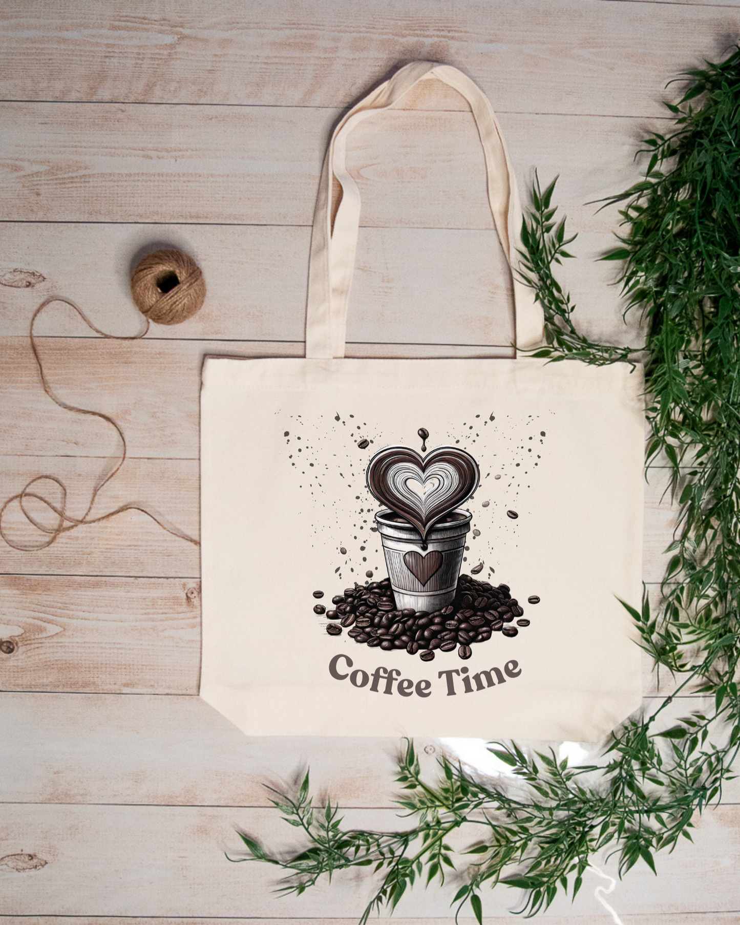 My Daily Grind, Brewtiful Coffee Lovers Tote, Coffee Runs Everything.