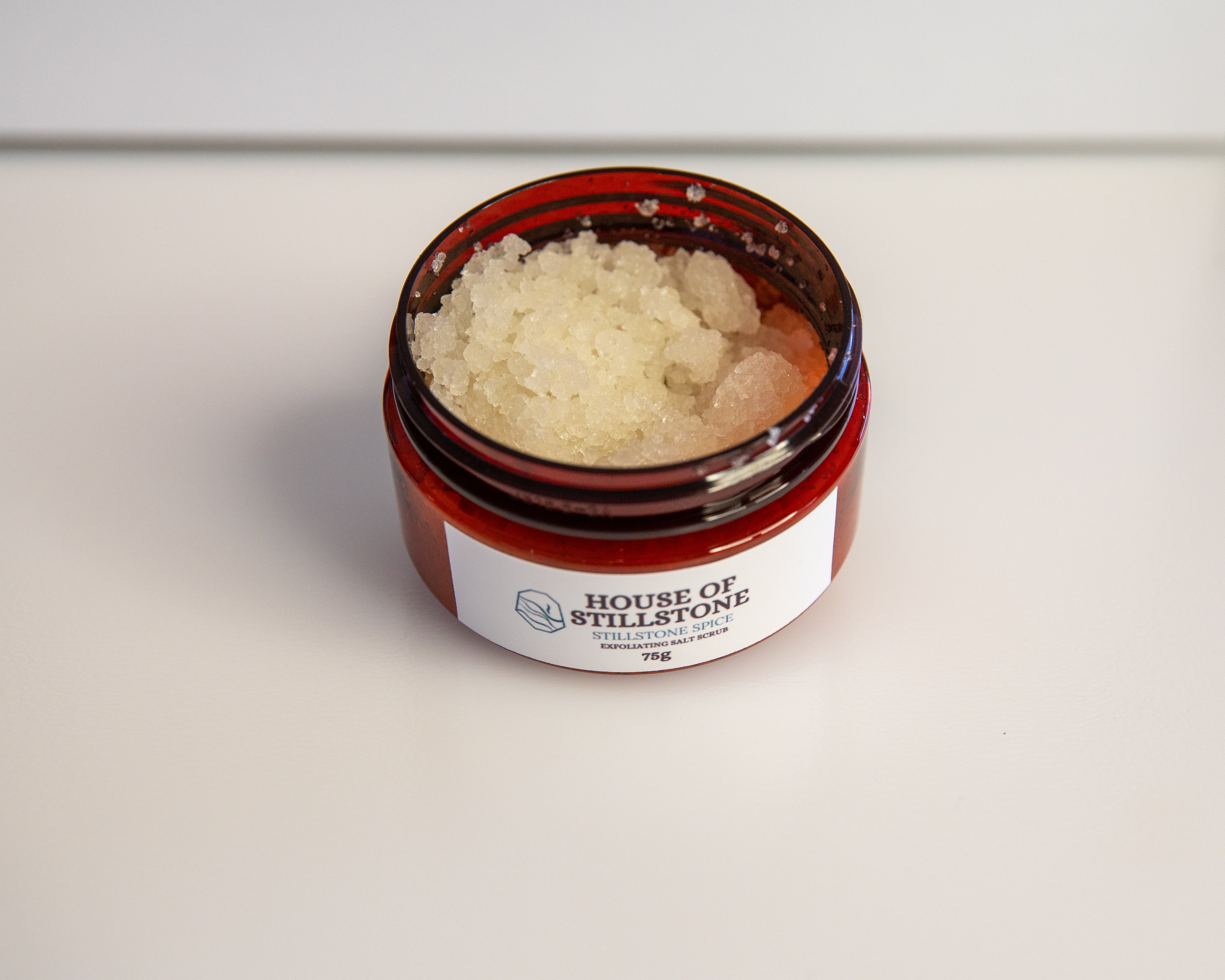 Stillstone Spice By House Of Stillstone – Nourishing  Dead Sea Salt Dry Facial Scrub.