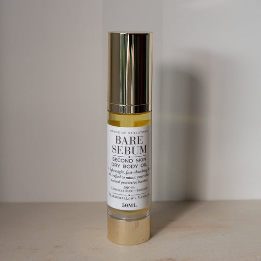 Bare Sebum Dry Body Oil – Marshmallow Vanilla | Long-Lasting Hydration