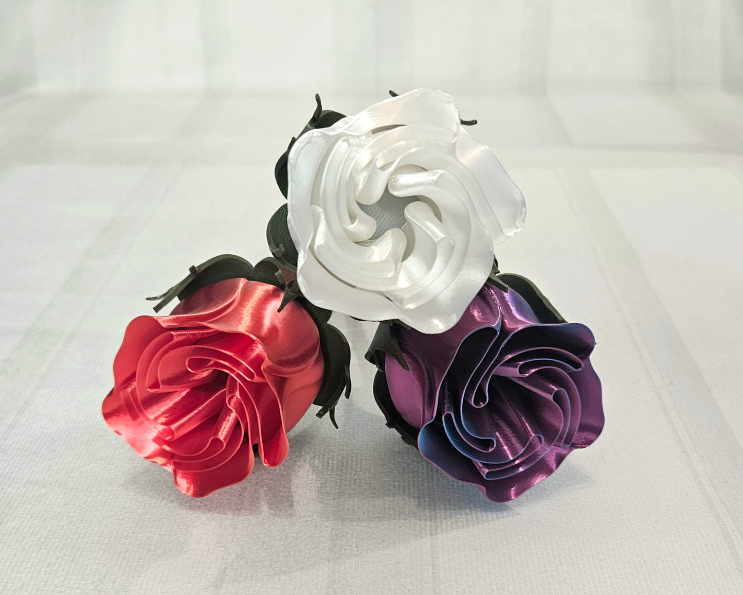 3D Digitally Crafted, Floral Decor Forever Blooming Rose.