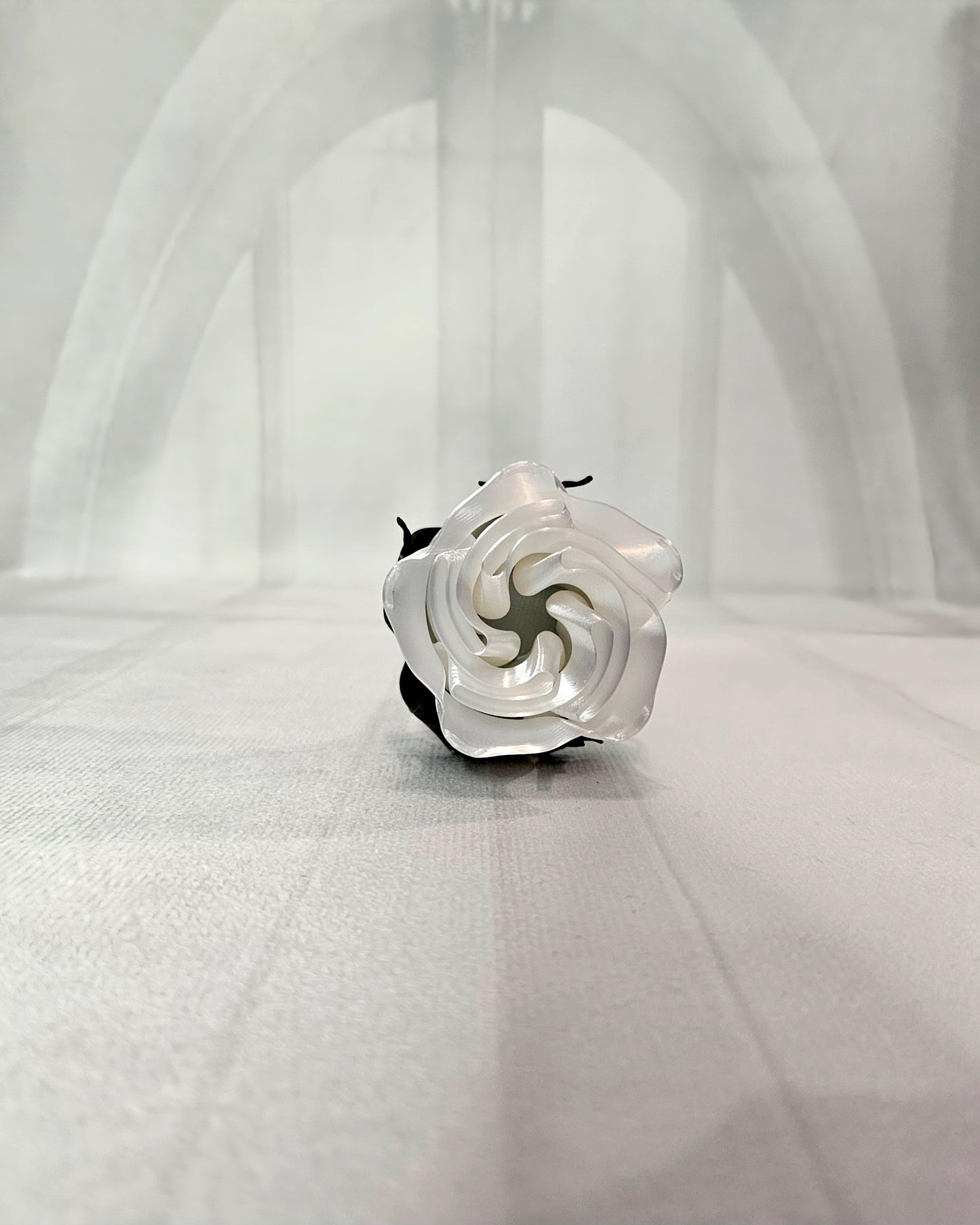 3D Digitally Crafted, Floral Decor Forever Blooming Rose.