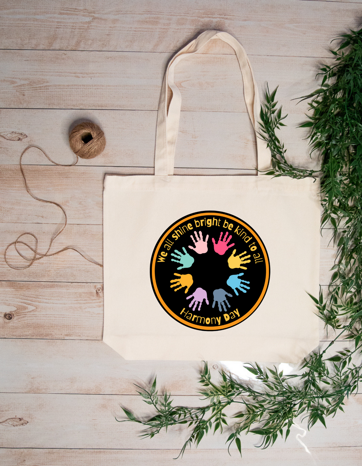 Embrace Diversity - Harmony Day Commemorative Tote, Together In Harmony.