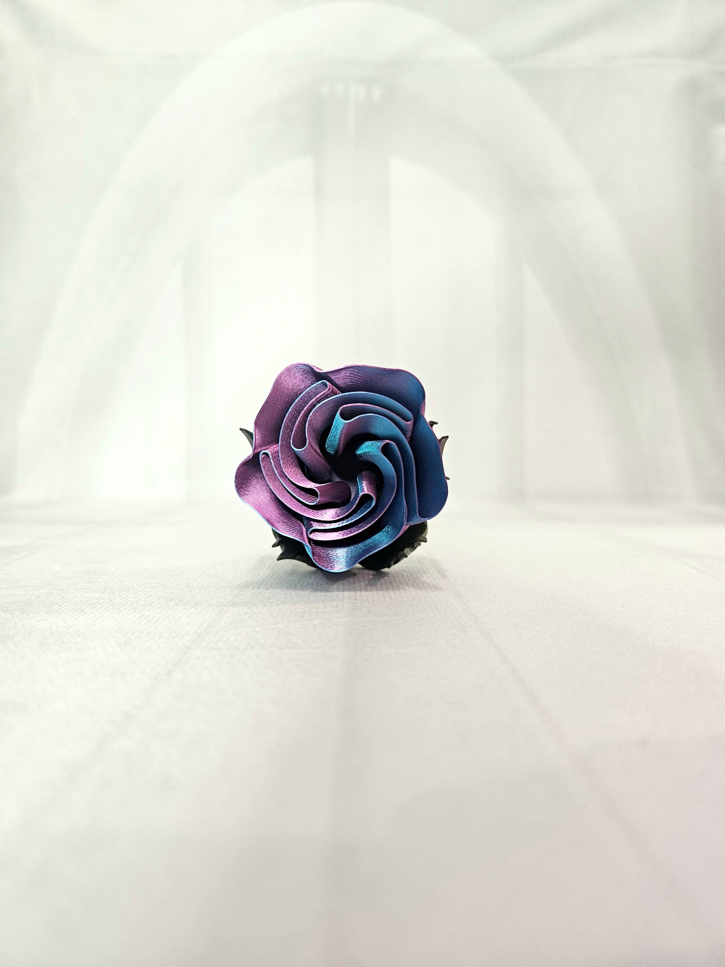 3D Digitally Crafted, Floral Decor Forever Blooming Rose.